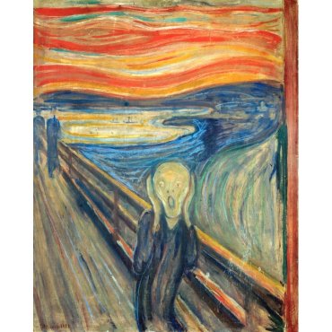 le cri edward munch mini puzzle 50 p wilson 