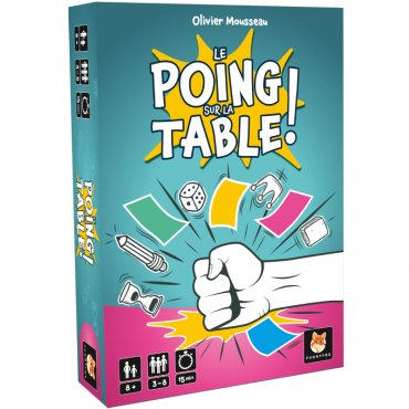 le poing sur la table jeu funny fox boite 