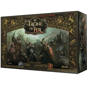 le trone de fer  jeu de figurines boite de base stark contre lannister boite 