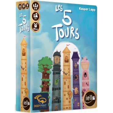les 5 tours jeu deep print boite de jeu 