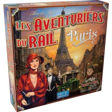 les aventuriers du rail paris jeu days of wonder boite 