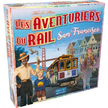 les aventuriers du rail san francisco boite de jeu 