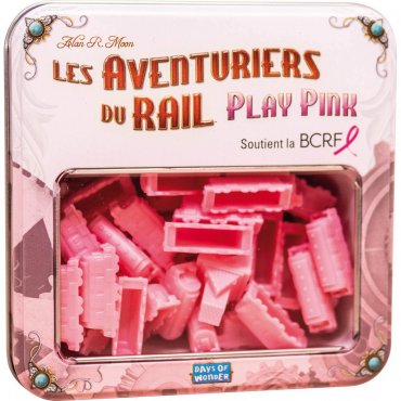 les aventuriers du rail set de wagons play pink 