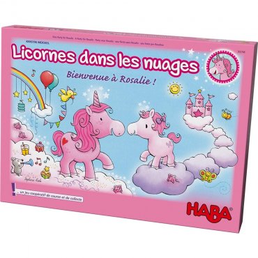 licornes dans les nuages bienvenue rosalie jeu haba boite 