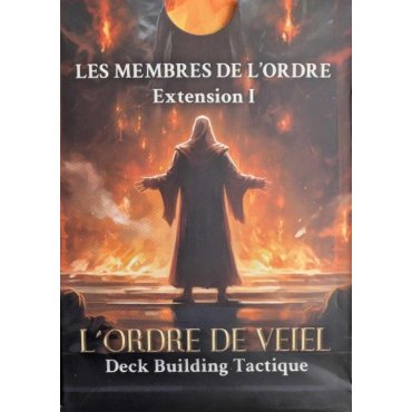 lordre de veiel deck building tactique extension i les membres de l ordre jeu paria boite de jeu 