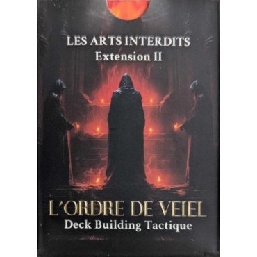 lordre de veiel deck building tactique extension ii les arte interdits jeu paria boite de jeu 