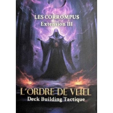 lordre de veiel deck building tactique extension iii les corrompus jeu paria boite de jeu 