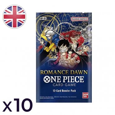 lot 10 boosters one piece romance dawn en 