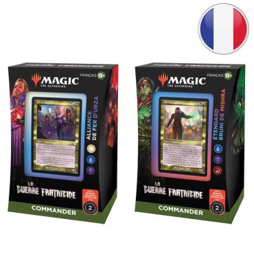 lot 2 decks commander magic guerre fratricide fr jpg 