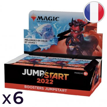 lot 6 boites 24 boosters magic jumpstart 2022 fr 
