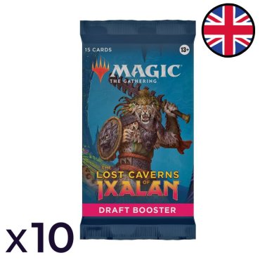 lot de 10 boosters de draft les cavernes oubliees dixalan magic en 