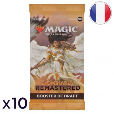 lot de 10 boosters dominaria remastered magic fr 