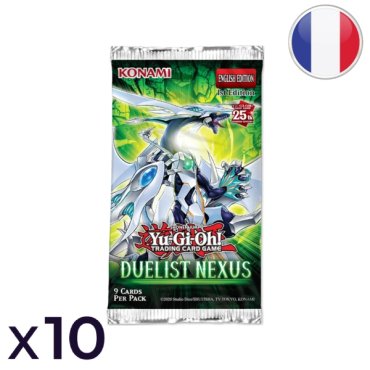 lot de 10 boosters duelist nexus yu gi oh fr 