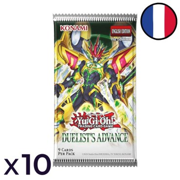 lot de 10 boosters duelists advance yu gi oh fr 