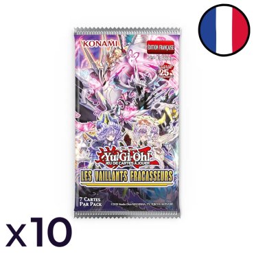 lot de 10 boosters les vaillants fracasseurs yu gi oh fr 