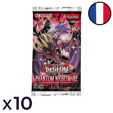 lot de 10 boosters phantom nightmare yu gi oh fr 