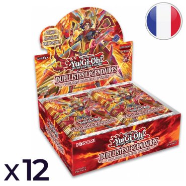 lot de 12 boites de 36 boosters duellistes legendaires volcan bruleur dames yu gi oh fr 