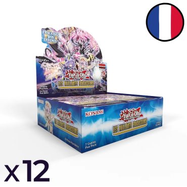 lot de 12 boites de boosters les vaillants fracasseurs yu gi oh fr 