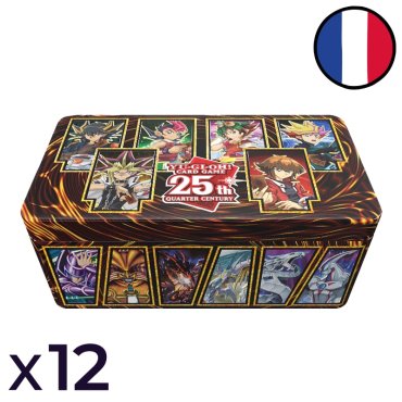 lot de 12 mega tin les heros du duel yu gi oh fr  