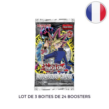 lot de 3 boites de 24 boosters linvasion des tenebres yu gi oh fr 