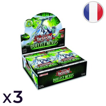 lot de 3 boites de boosters duelist nexus yu gi oh fr 