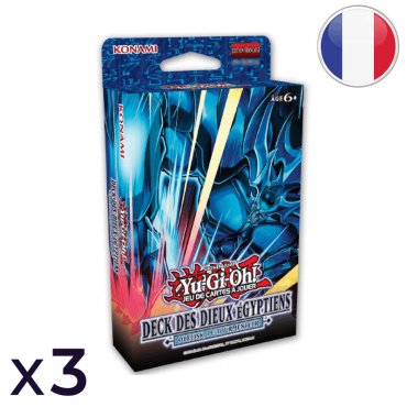 lot de 3 decks dieux egyptiens yu gi oh obelisk le tourmenteur reimpression fr 