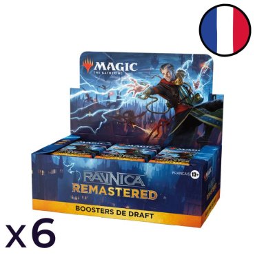 lot de 6 boites de boosters de draft ravnica remastered magic fr 