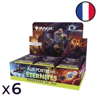 lot de 6 boites de boosters de jeu aux portes des eternites fr 