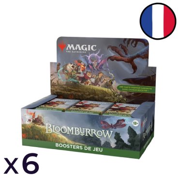 lot de 6 boites de boosters de jeu bloomburrow magic fr 