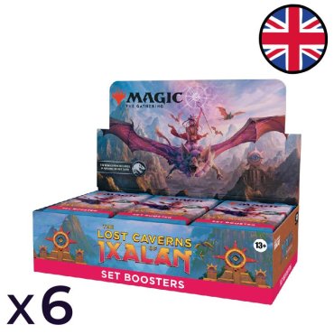 lot de 6 boites de boosters dextension les cavernes oubliees dixalan magic en 