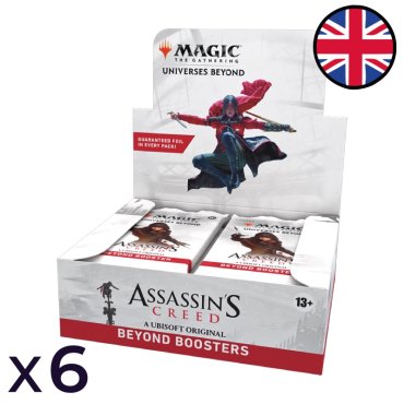 lot de 6 boites de boosters infinis assassins creed magic en 