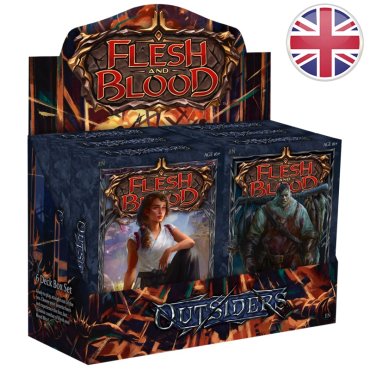 lot de 6 decks de blitz outsider flesh and blood en 