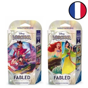 lot des 2 decks de demarrage fabuleux lorcana fr 
