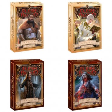 lot des 4 decks de blitz monarch flesh et blood en 