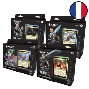 lot des 4 decks ff fr 