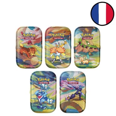 lot des 5 mini tin magnifique paldea 