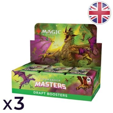 magic commander masters boite draft x3 en 