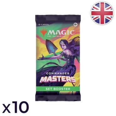 magic commander masters booster extension x10 en 