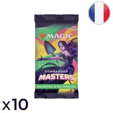 magic commander masters booster extension x10 fr 