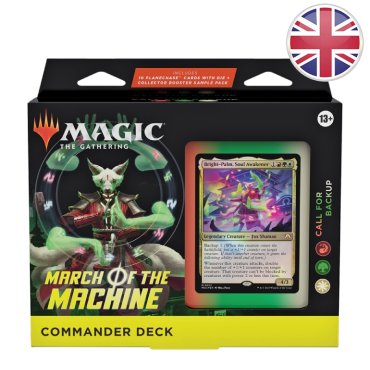 magic deck commander call for backup linvasion des machines en 