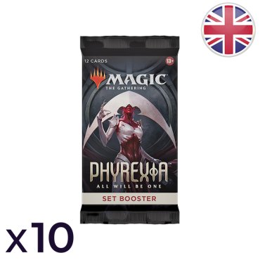 magic phyrexia all will be one lot 10 booster extension en 