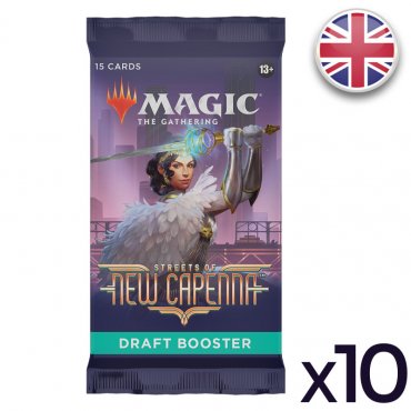magic streets of new capenna set of 10 draft booster packs en 