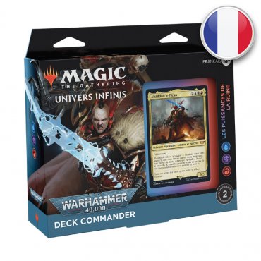 magic warhammer 40000 deck commander puissances ruines fr 