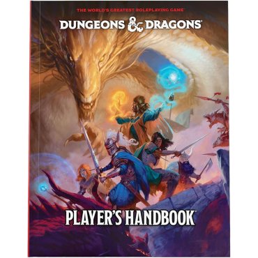 manuel des joueurs 2024 donjons et dragons 5eme edition couverture vo 