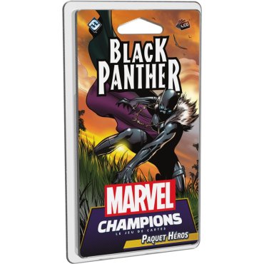 marvel champions paquet heros black panther jeu fantasy flight boite de jeu 