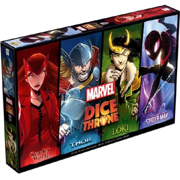 marvel dice throne jeu lucky duck boite de jeu 