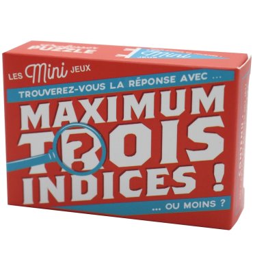 maximum trois indices jeux professor puzzle boite 