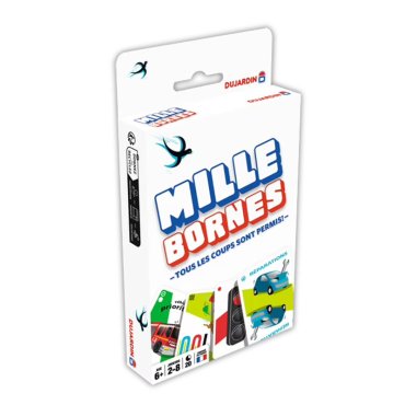 mille bornes poche jeu dujardin boite de jeu 