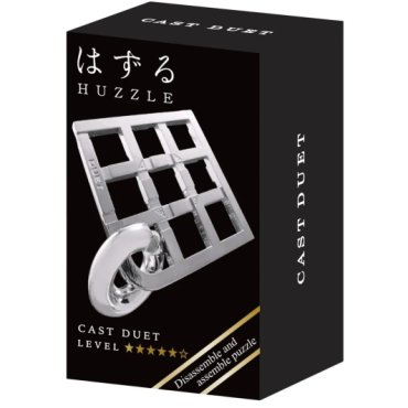 mini huzzle cast duet argente boite 