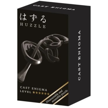 mini huzzle cast enigma noir boite 